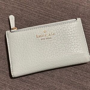 Kate Spade Blue Leather Wallet
